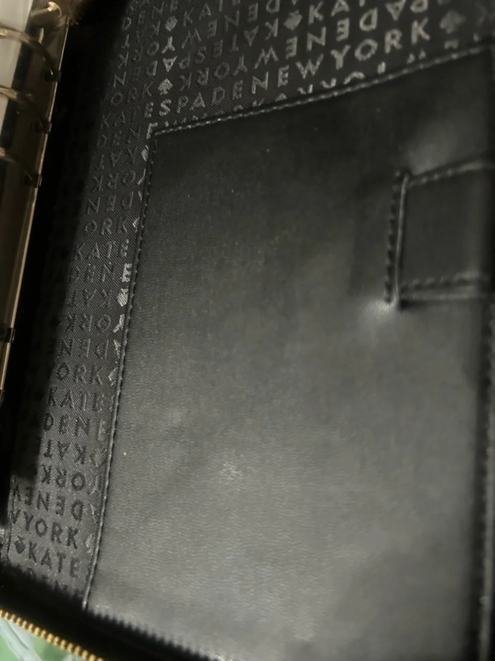 kate spade Black Leather Home Office Planner - Picture 5 of 5